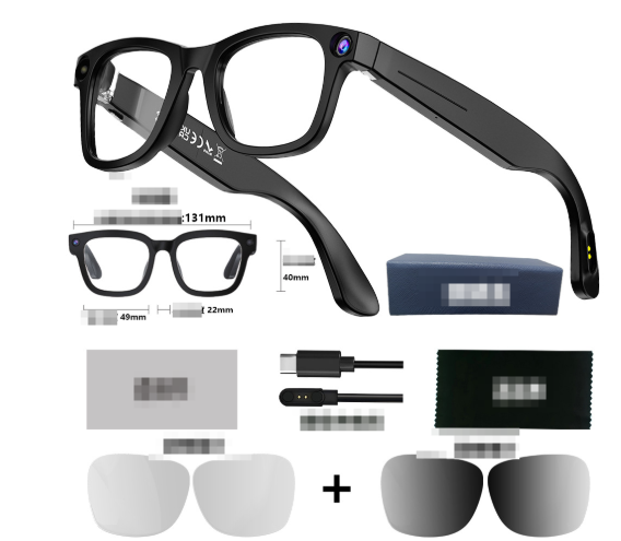 Smart Glasses with AI Camera with sunglass lenses