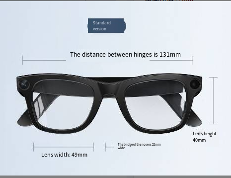Smart Glasses with AI Camera with sunglass lenses