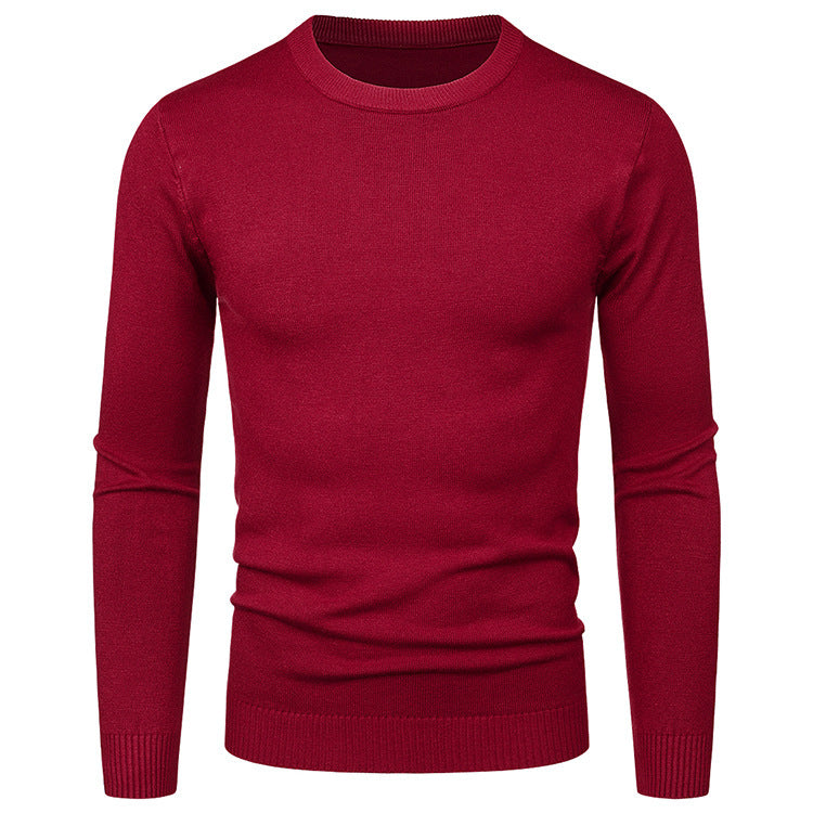 Casual Color-Block Knit Sweater