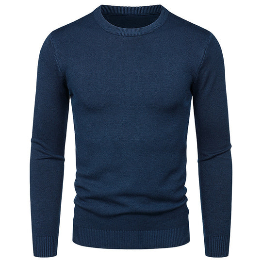 Casual Color-Block Knit Sweater
