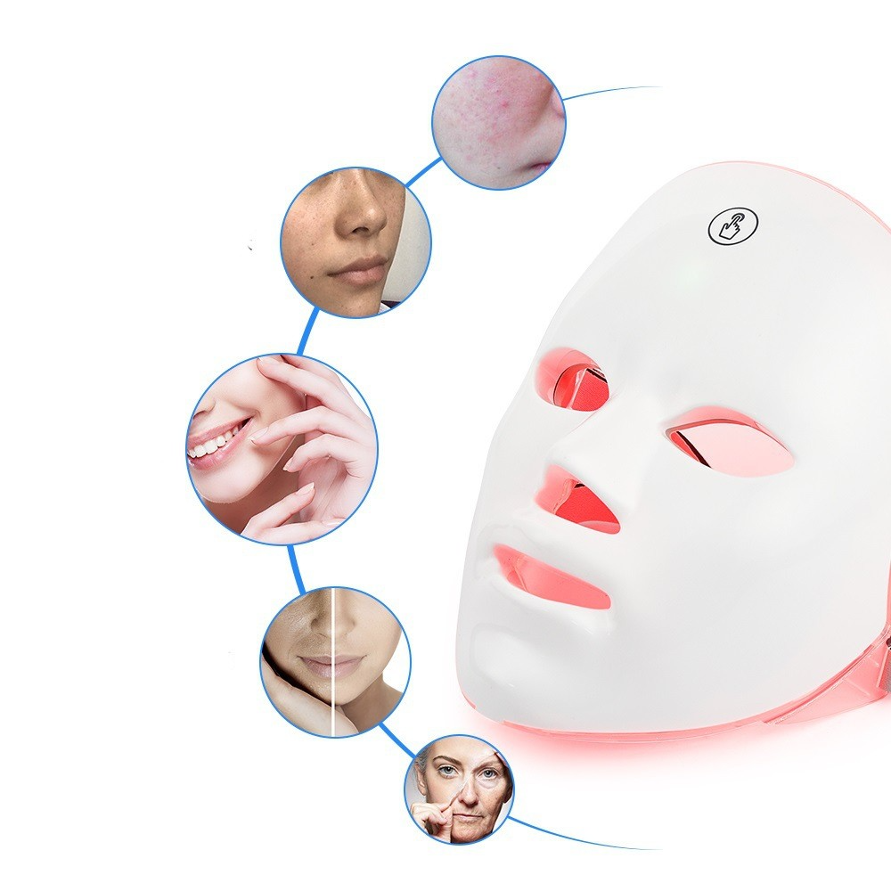Skin Rejuvenation Facial Beauty Device with LED light therapy
