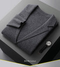 Cárdigan de punto de lana para hombre - Chaqueta de negocios informal