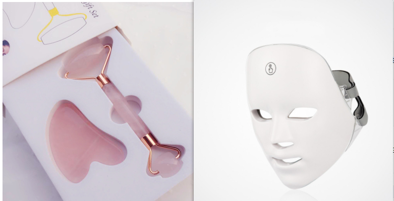 Skin Rejuvenation Facial Beauty Device with LED light therapy