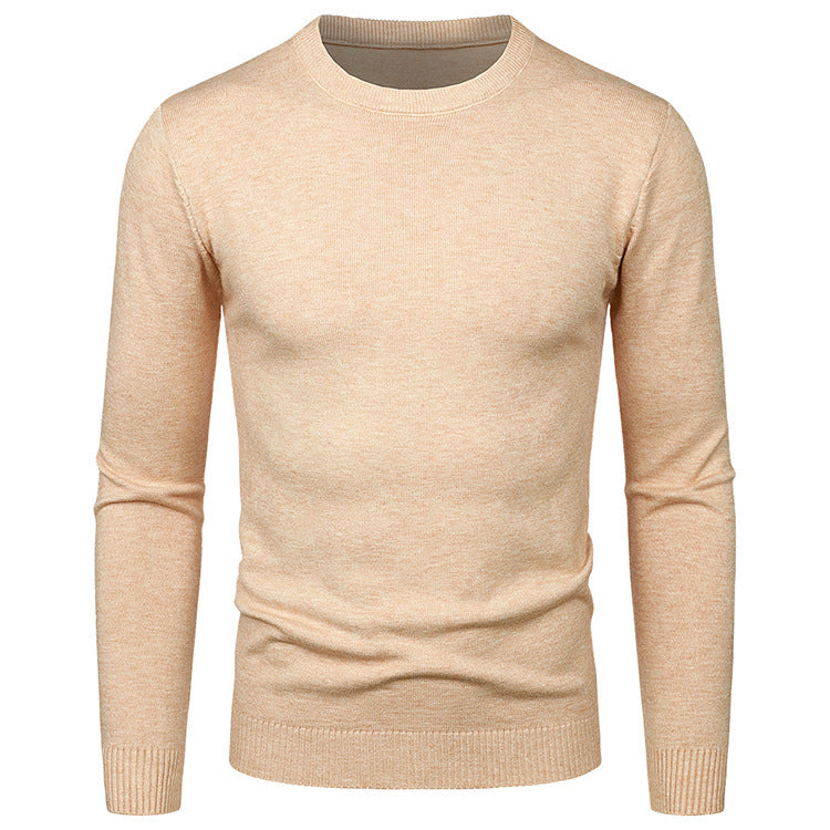 Casual Color-Block Knit Sweater