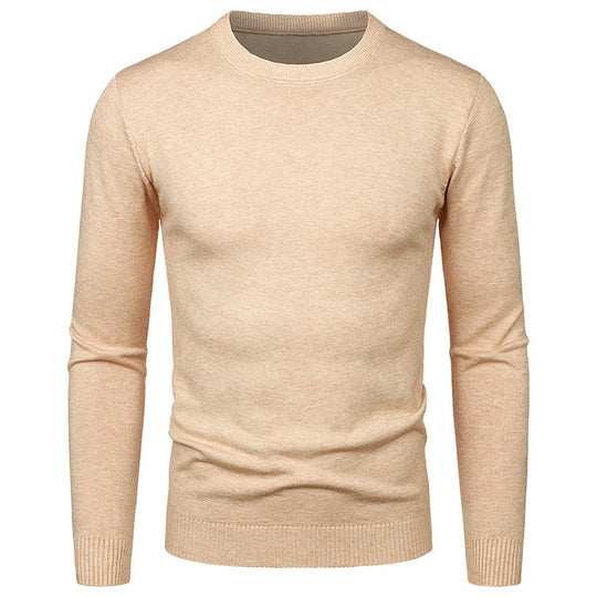 Casual Color-Block Knit Sweater